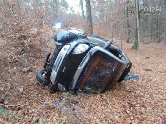 Wegen Sekundenschlaf verlor dieser Fahrer die Kontrolle über sein Auto Wegen Sekundenschlaf verlor dieser Fahrer die Kontrolle über sein Auto
