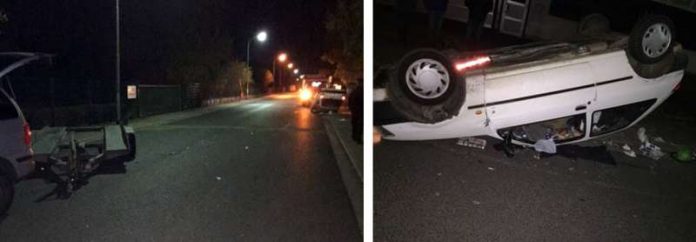 Foto vom Verkehrsunfall (Foto: Polizei)