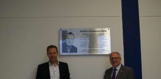 Bürgermeister Klaus Wagner und Landrat Hans-Ulrich Ihlenfeld (Foto: Kreisverwaltung Bad Dürkheim)