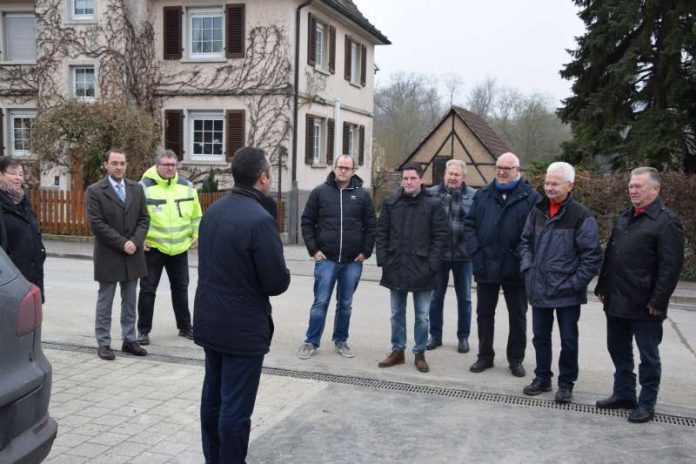 Die Park & Ride Anlage bei der Einweihung (Foto: Stadt Sinsheim)