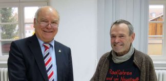 Oberbürgermeister Löffler hat Arnold Merkel zum Radverkehrsexperten ernannt. (Foto: Stadt Neustadt)