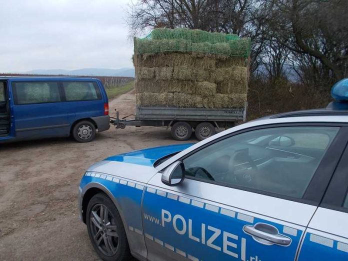 Ende der Fahrt - Ladung nicht gesichert