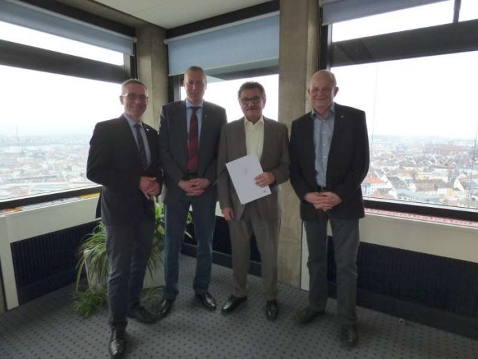 v.l.: Udo Holzmann, Peter Kiefer, Matthias Pink und Michael Klein (Foto: Stadt Kaiserslautern)
