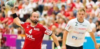 Philipp Grimm, Kapitän des Handballzweitligisten TSG Ludwigshafen-Friesenheim, wird nach dieser Saison seine Karriere beenden. (Foto: Harry Reis)