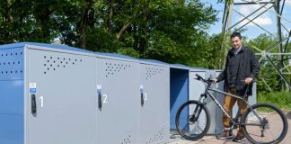 Im Jahr 2016 wurden in Heidelberg viele neue Abstellmöglichkeiten für Fahrräder geschaffen, unter anderem die abschließbaren Fahrradboxen an der Haltestelle Rohrbach-Süd. (Foto: Philipp Rothe)