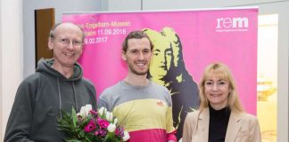 v.l.: Berthold Herberz, Mario Heberz und Direktorin Dr. Susanne Wichert (Foto: rem, Foto: Maria Schumann)