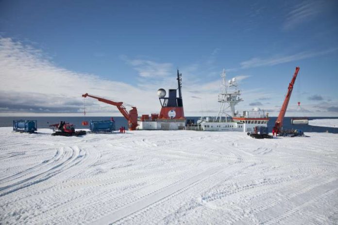 Entladung FS Polarstern (Foto: Thomas Steuer) Entladung FS Polarstern (Foto: Thomas Steuer)