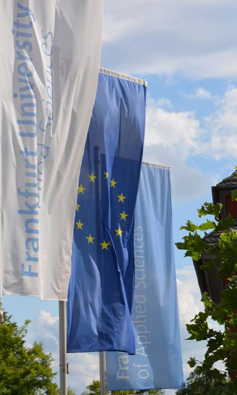 Campus der Frankfurt University of Applied Sciences. (Foto: Frankfurt UAS/Benedikt Bieber)