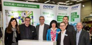 Der GGEW-Messestand auf der Energie- & Baumesse 2016 (Foto: GGEW AG/Marc Fippel Fotografie)