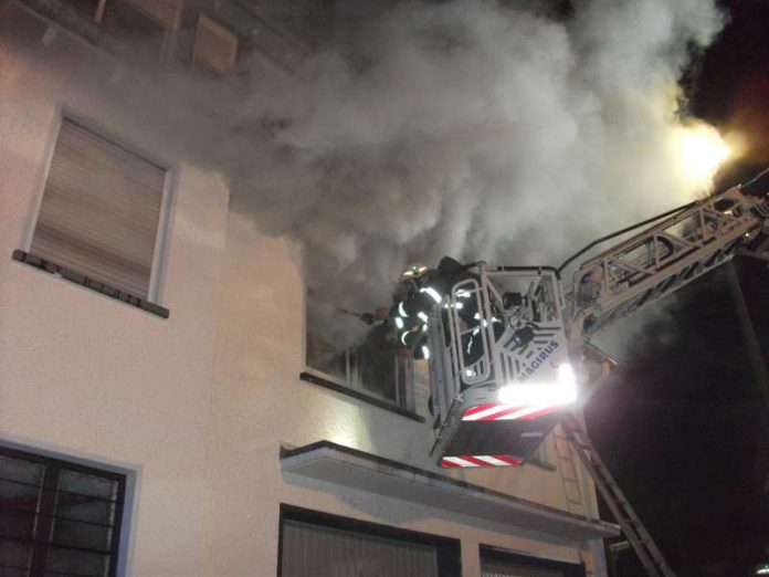 Brand in Winzenheim (Foto: Feuerwehr)