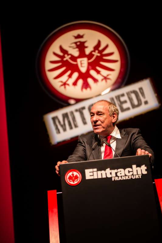 Eintracht-Präsident Peter Fischer (Foto: Arndt Götze)