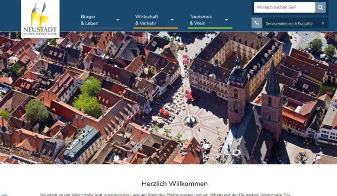 Die neue Homepage arbeitet mit vielen Fotos. (Foto: Stadt)