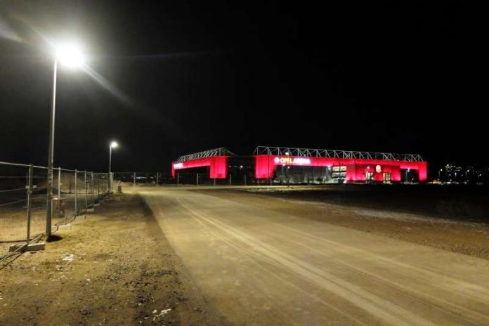 Wegbeleuchtung an der OPEL ARENA (Foto: Mainz 05)