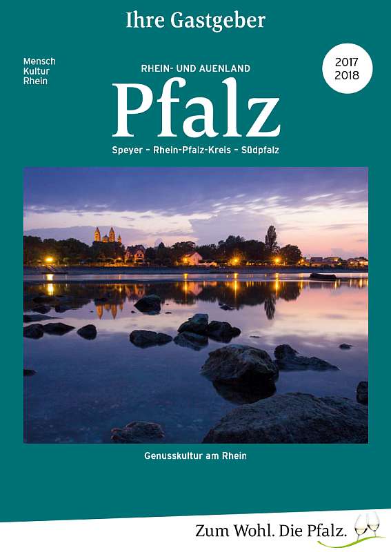 Gastgeberverzeichnis Rheinebene und Südpfalz 2017/2018 (Foto: Pfalz-Touristik e.V.) Gastgeberverzeichnis Rheinebene und Südpfalz 2017/2018 (Foto: Pfalz-Touristik e.V.)