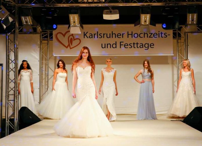 Große Modenschau auf den Karlsruher Hochzeits- und Festtagen (Foto: KMK)