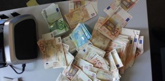 57.000 Euro wurden unter anderem beschlagnahmt