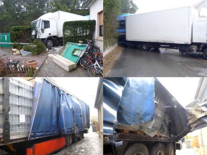 Glatte Straßen - Auch hier der Unfallgrund Glatte Straßen - Auch hier der Unfallgrund