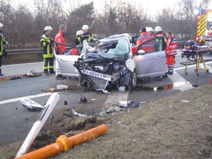 Unfallbeteiligtes Fahrzeug