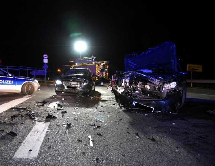 Einsatz bei einem Verkehrsunfall