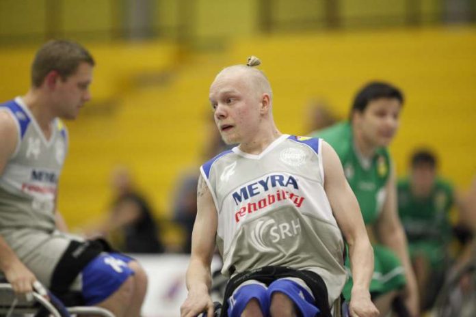 Chocolate-Pointguard Thomas Gumpert und Kollegen freuen sich auf den krönenden Abschluss der Heimspiel-Serie gegen Tabellenführer Frankfurt. (Foto: Dominik Borg)