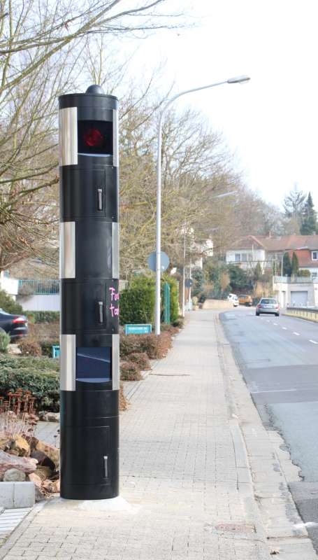Der Blitzer im RaibTal (Foto: Stadtverwaltung) Der Blitzer im RaibTal (Foto: Stadtverwaltung)