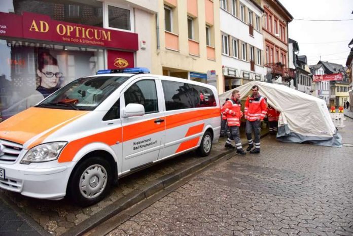 DRK-Behandlungsstation am Kornmarkt (Foto: Köhler/DRK)