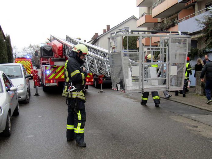 Feuerwehr im Einsatz in Schwetzingen