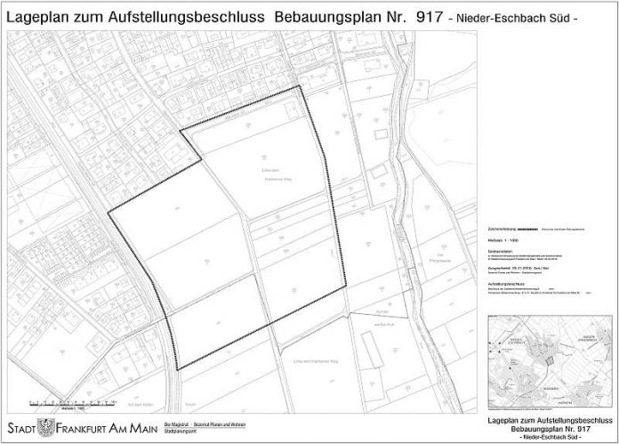 Lageplan (Quelle: Stadt Frankfurt)