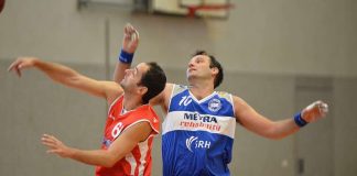 Man of the match Ralf Schwarz und seine Rolling Chocolate Heidelberg schrammten am Samstag gegen Tabellenführer Roller Bulls St.Vith nur knapp an der Sensation vorbei. (Foto: Rudolf Ziegler)