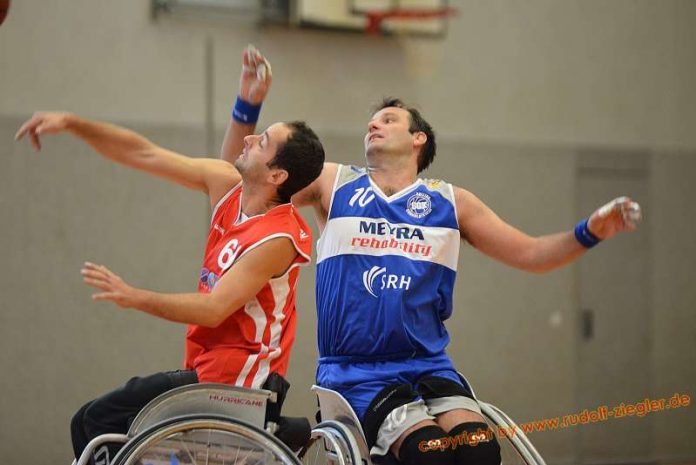 Man of the match Ralf Schwarz und seine Rolling Chocolate Heidelberg schrammten am Samstag gegen Tabellenführer Roller Bulls St.Vith nur knapp an der Sensation vorbei. (Foto: Rudolf Ziegler)