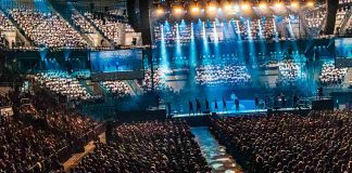 Das Pop-Oratorium MARTIN LUTHER in der SAP-Arena (Foto: Helmut Dell)