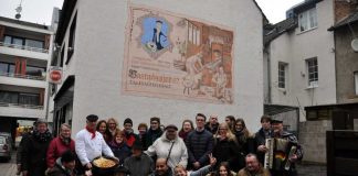 Wandbild Bastgasse