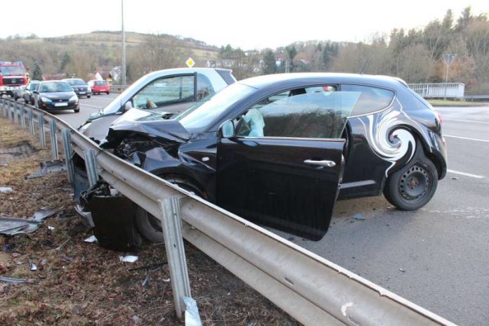 Foto von der Unfallstelle (Foto: Polizei RLP)