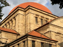 Dach der Westend-Synagoge (Foto: Denkmalamt Frankfurt)