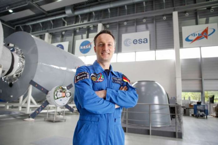 Matthias Maurer im European Astronaut Center in Köln, wo er das Astronautentraining durchläuft. Der Materialwissenschaftler kam 2009 unter die 10 Finalisten des Auswahlverfahrens der ESA (Foto: ESA/Sabine Grothues)