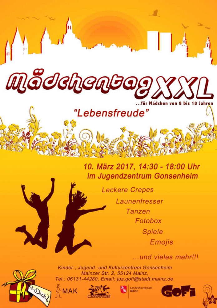 Maedchentag-Lebensfreude