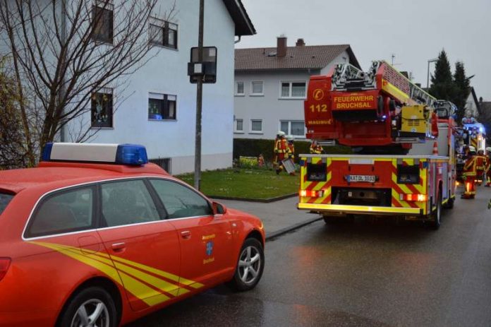 Einsatz in der Kastell-Straße (Foto: Tibor Czemmel)