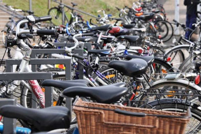 IMG_20170311_100406 Abgestellte Fahrräder an der Uni: Die Situation von Fahrradfahrerinnen und Fahrradfahrern in Landau soll weiter verbessert werden. Stadtverwaltung, Stadtmarketing und Büro für Tourismus wollen dazu gemeinsam und abgestimmt ein Maßnahmenbündel umsetzen. (Foto: Stadt Landau in der Pfalz)