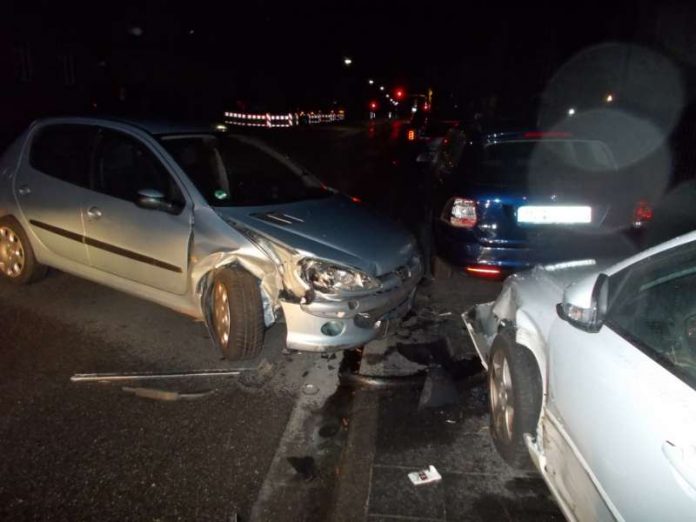 Verkehrsunfall in Landau (Foto: Polizei RLP)