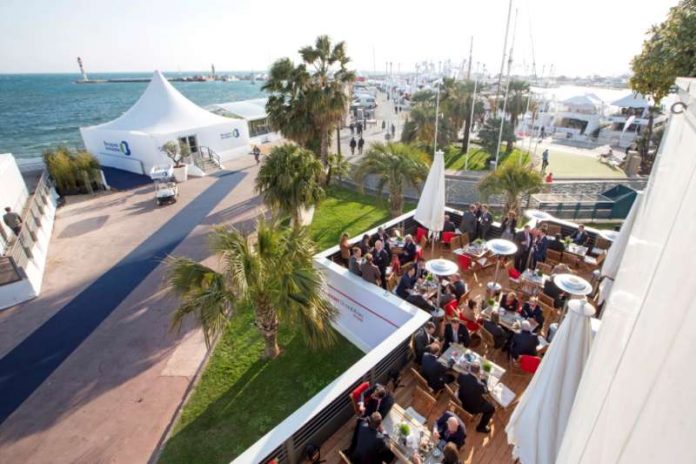 Blick auf das Gelände der Immobilienmesse MIPIM in Cannes (Foto: Wirtschaftsförderung Frankfurt GmbH)