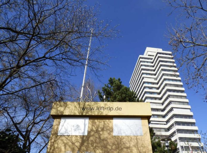 Luftmessstation auf dem Rathausvorplatz (Foto: Stadtverwaltung)