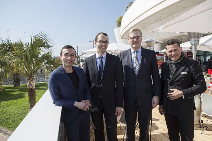 Mike Josef, Jan Schneider, Markus Frank, Oliver Schwebel (v.l.) (Foto: Wirtschaftsförderung)