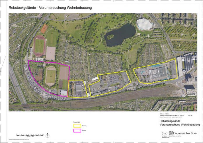 Rebstock Rahmenplan Luftbild (Quelle: Stadt Frankfurt)