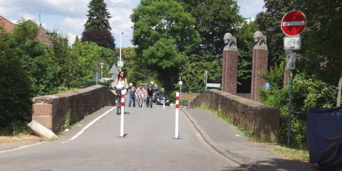 Brücke Seitersweg. (Foto: Wissenschaftsstadt Darmstadt/ Straßenverkehrs- und Tiefbauamt)