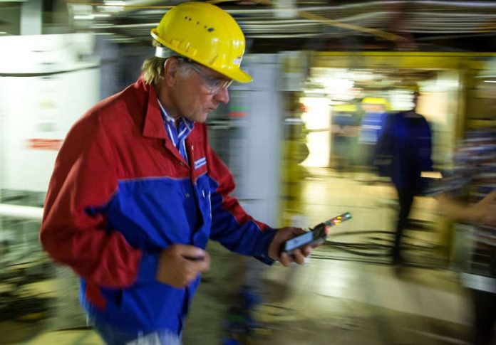 Routengänger auf Werften sollen in Zukunft digitale Informationen über Baufortschritt und Sicherheitsmängel zeitnah liefern. (Bild: M. Wessels / MEYER WERFT)