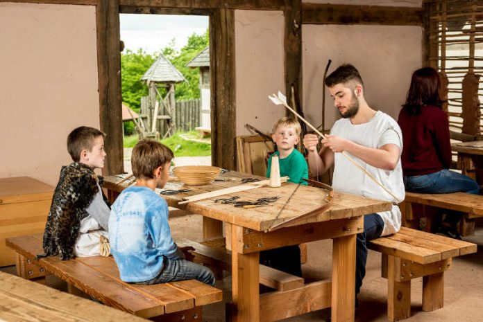 Kindertag im Keltendorf (Foto: DTV)