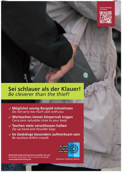 Die Mainzer Polizei geht aktiv gegen Taschendiebe und aggressive Bettelbanden vor