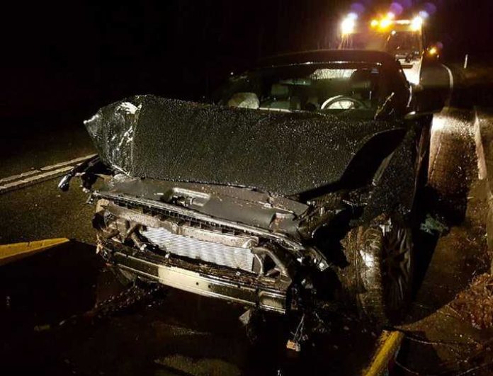 Der Fahrer hat die Kontrolle über sein Fahrzeug verloren