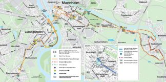 Der neue Streckenplan (Quelle: m³marathon mannheim marketing GmbH & Co. KG)