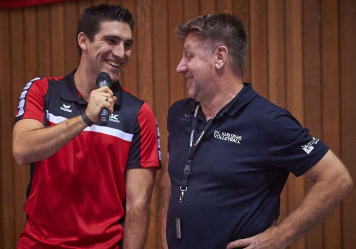 Alexander Burchartz (li.) mit Cheftrainer Dirgo Ronconi (Foto: Andreas Arndt)
